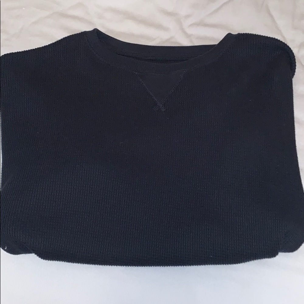 NAVY ABERCROMBIE THERMAL TOP